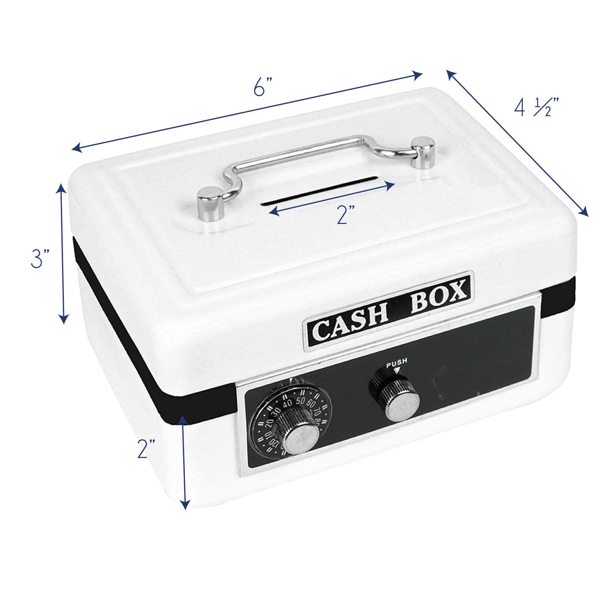 Blue Cash Box - World Map - MyBambino.com