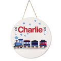 White Circle Sign - Train - MyBambino.com