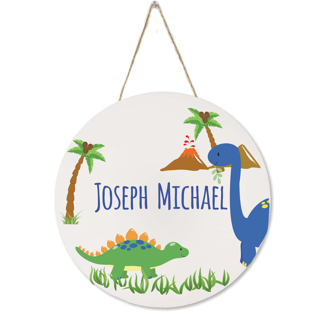 White Circle Sign - Dinosaur - MyBambino.com