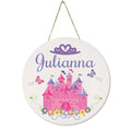 White Circle Sign - Princess Castle - MyBambino.com