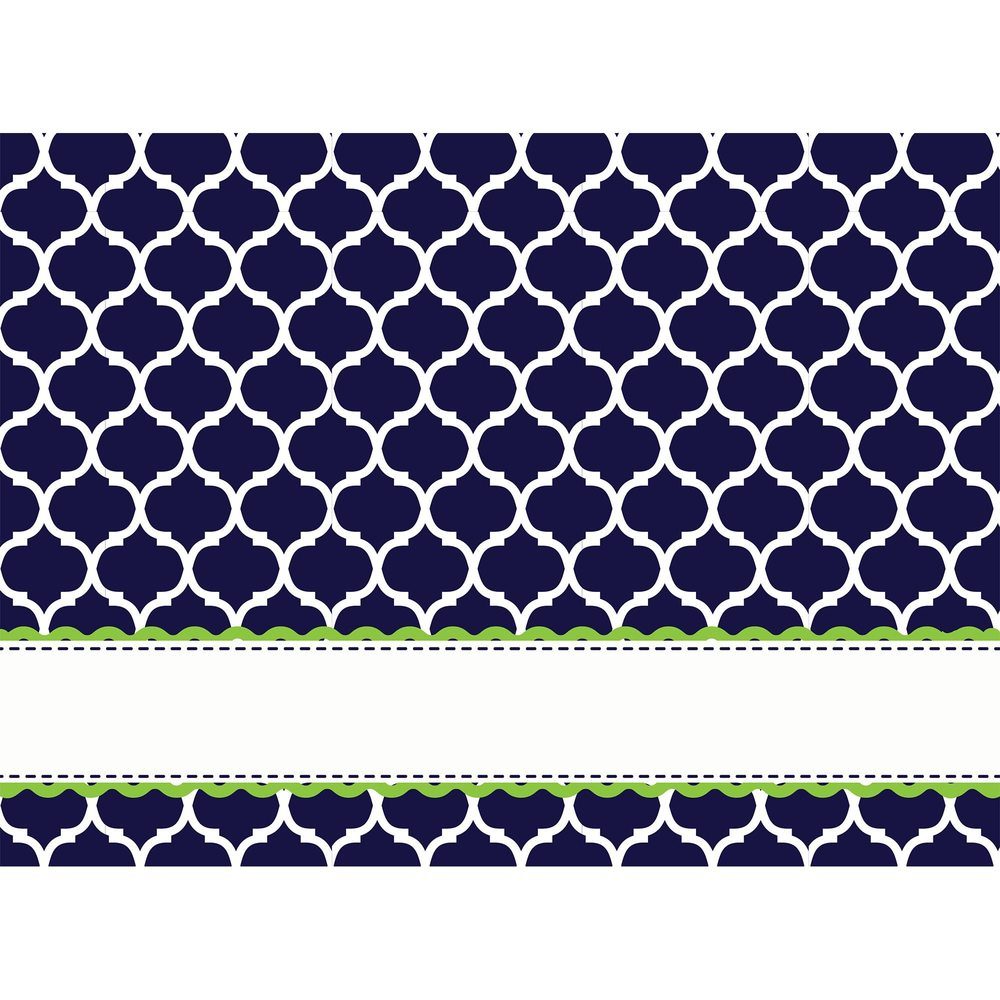 Navy Moroccan Glass Cutting Board - MyBambino.com