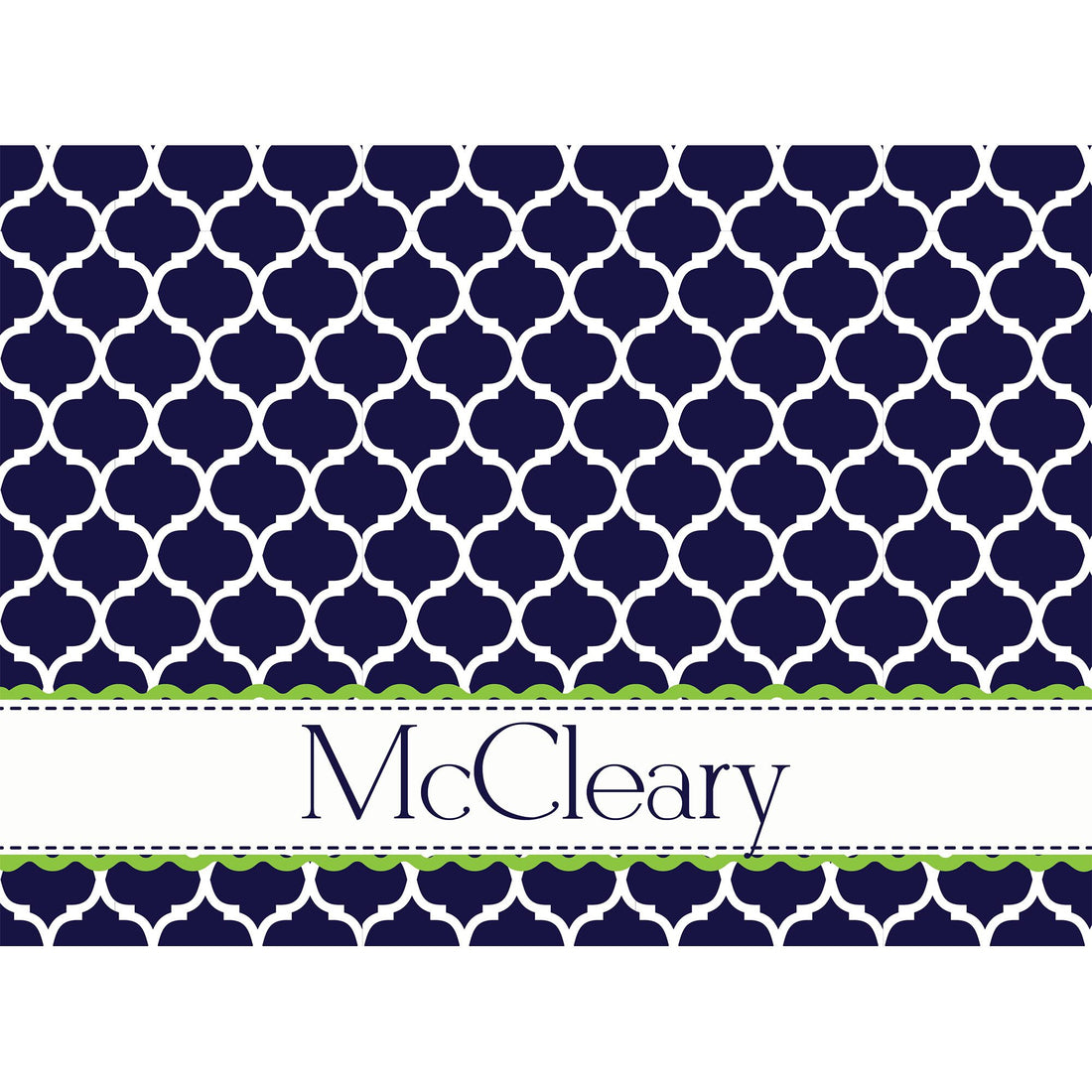 Navy Moroccan Glass Cutting Board - MyBambino.com