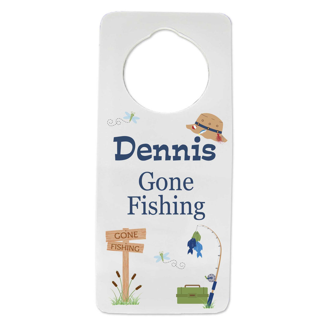 Gone Fishing Door Hanger - MyBambino.com