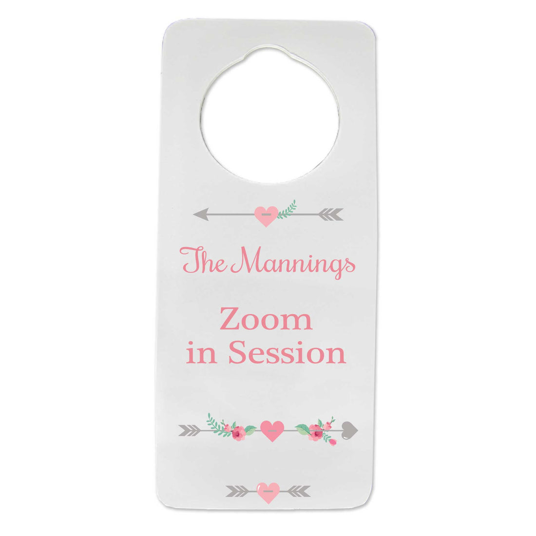 Tribal Arrow Girl Door Hanger - MyBambino.com