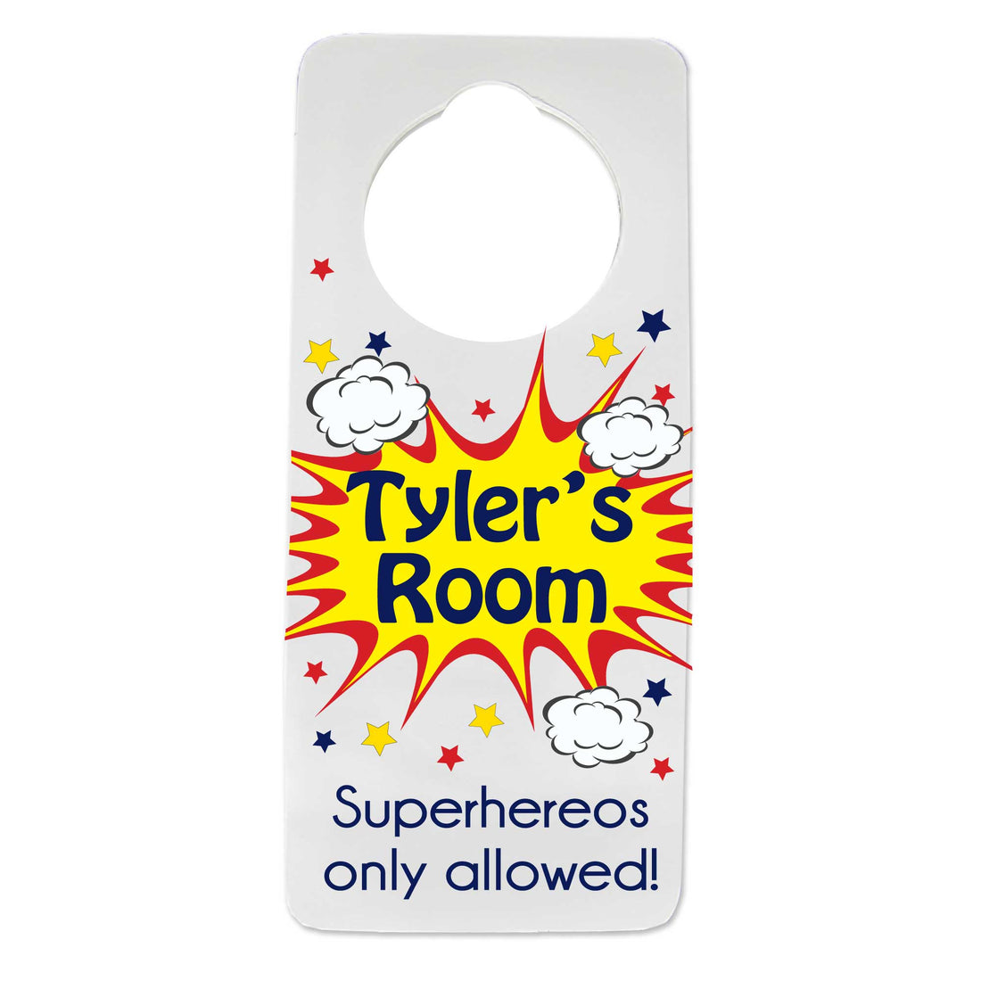 Superhero Pow Door Hanger - MyBambino.com