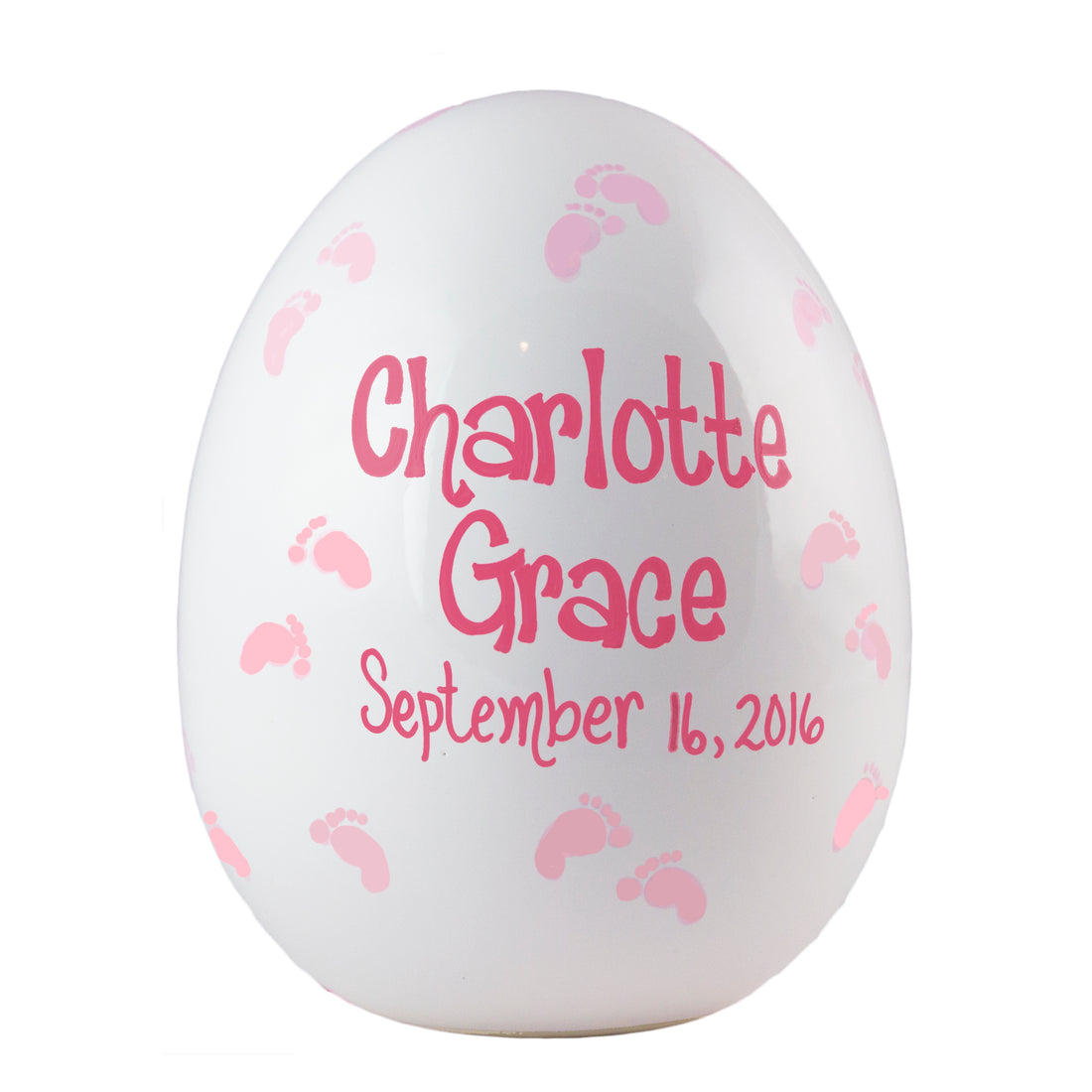 Personalized Baby Girl's Nest Egg Bank - MyBambino.com