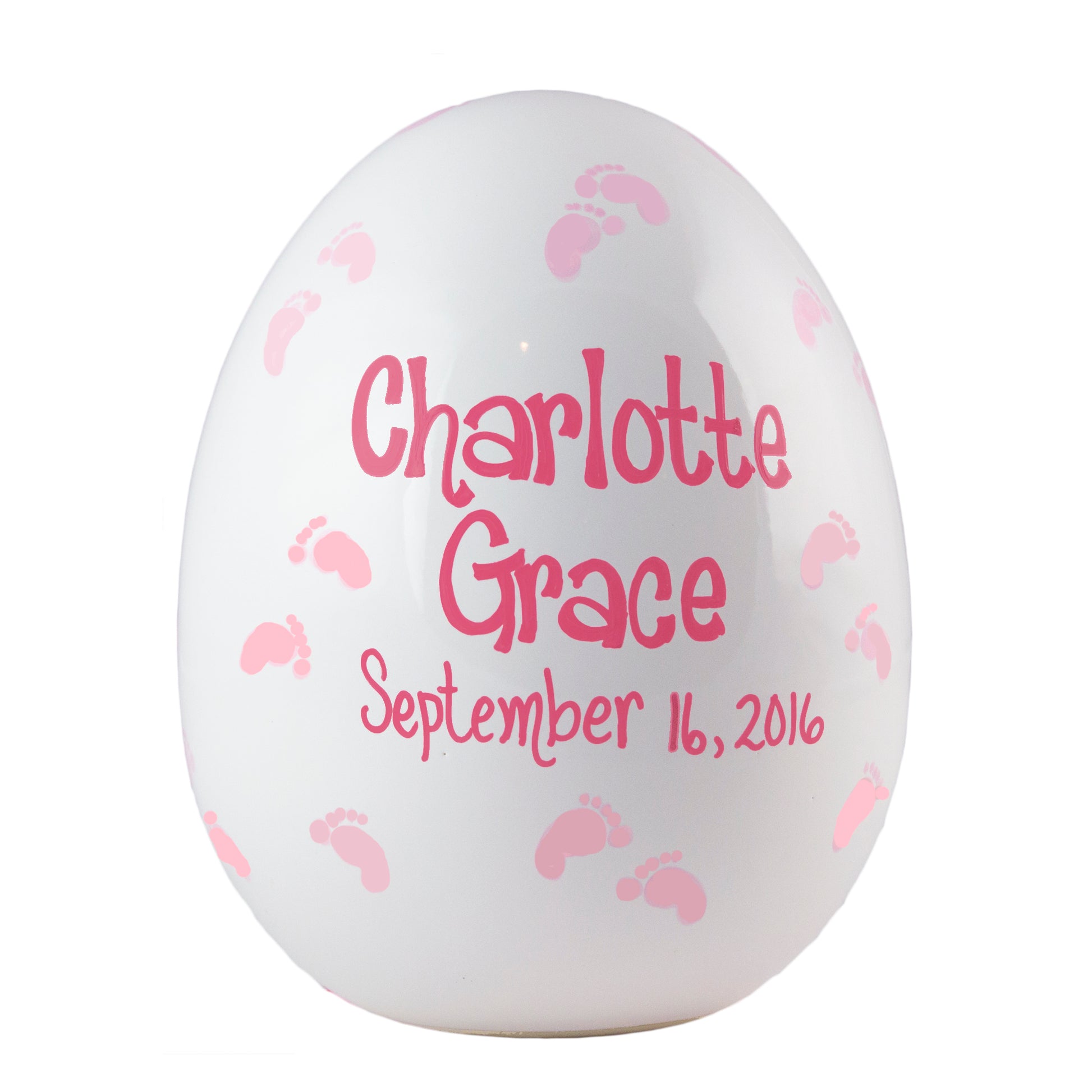 Personalized Baby Girl's Nest Egg Bank - MyBambino.com