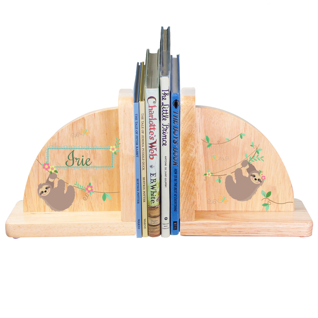 Natural Bookends - Sloth - MyBambino.com