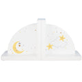 Personalized Celestial Moon White Bookends - MyBambino.com