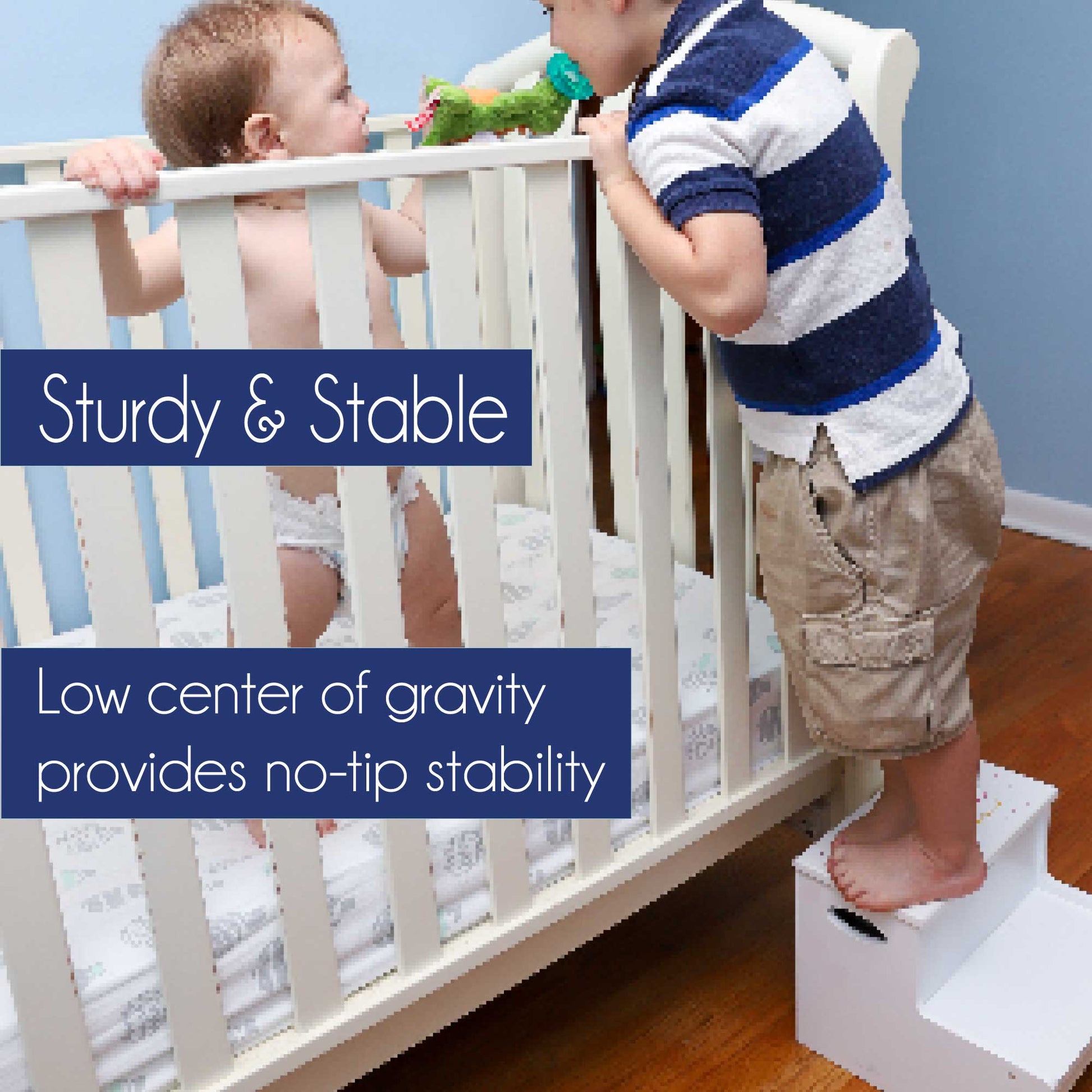 Personalized Child's Two Step Stool 2.0 - MyBambino.com