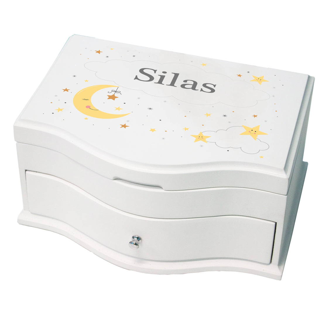 Personalized Celestial Moon Jewelry Box - MyBambino.com