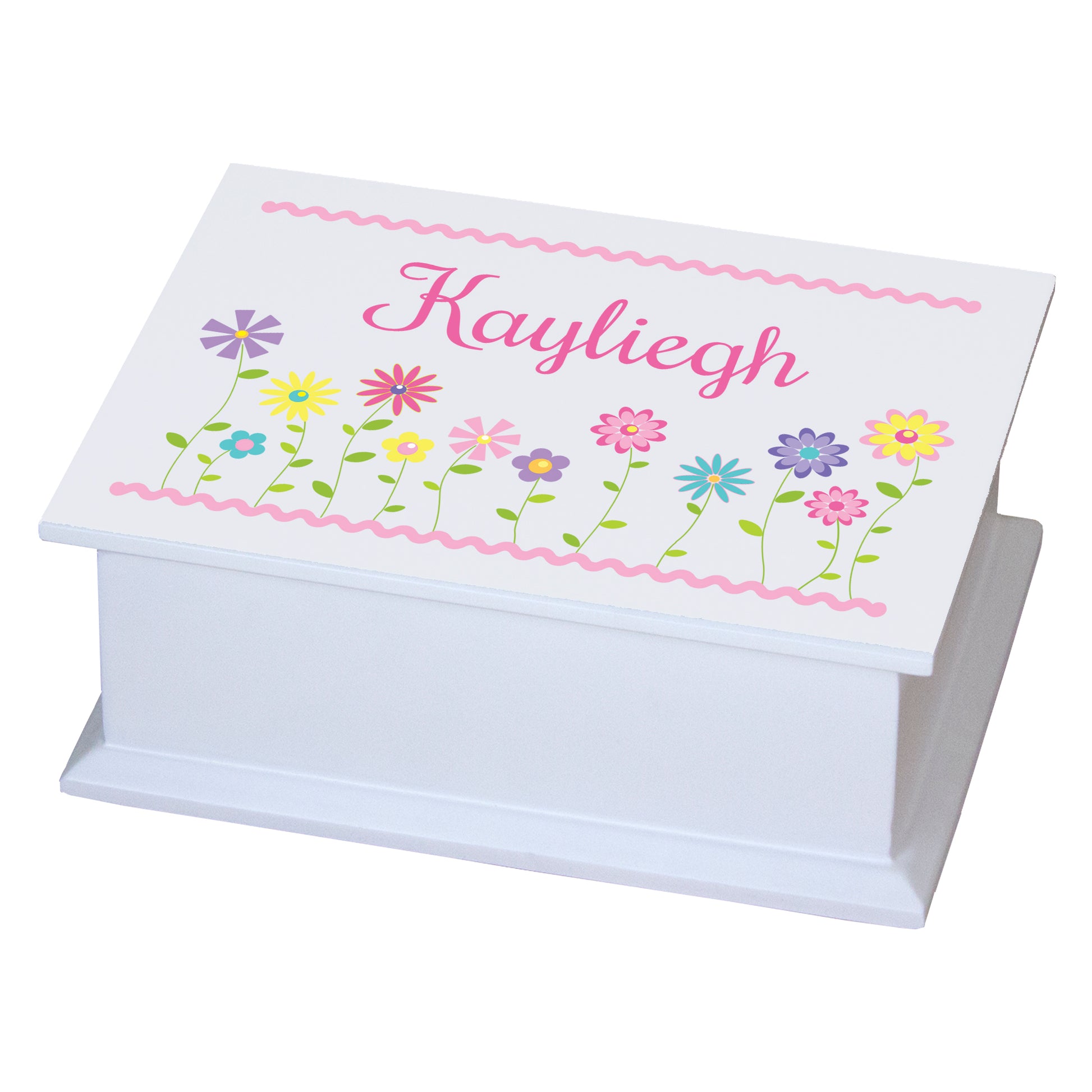 Personalized Flat Top Jewelry Box - MyBambino.com