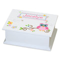 Personalized Flat Top Jewelry Box - MyBambino.com