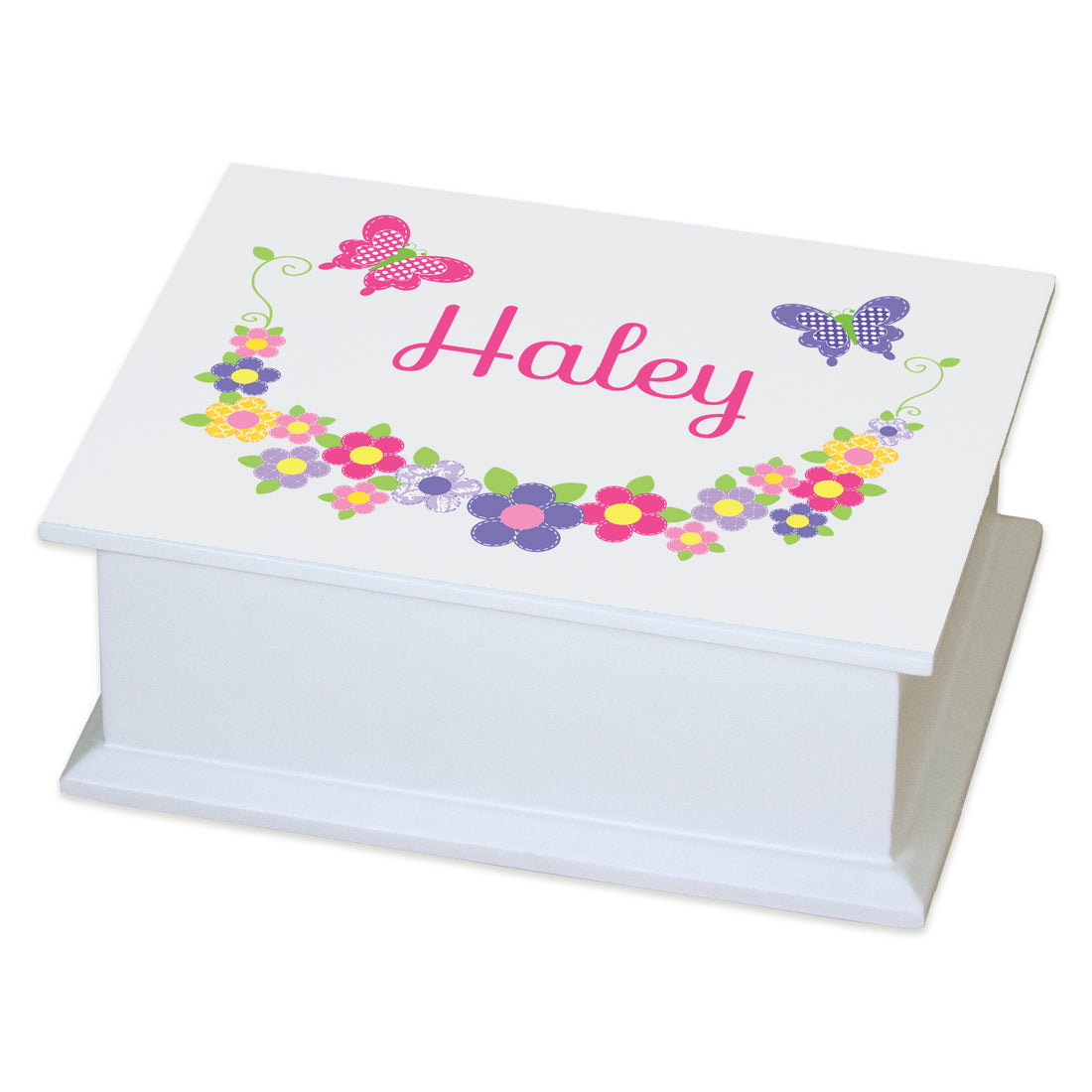 Personalized Flat Top Jewelry Box - MyBambino.com