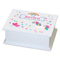 Personalized Flat Top Jewelry Box - MyBambino.com