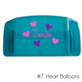 Personalized Teal Lap Tray