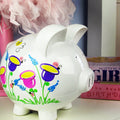 Hand Painted Piggy Bank 2.0 - MyBambino.com