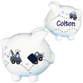 Hand Painted Transportation Piggy Bank - MyBambino.com