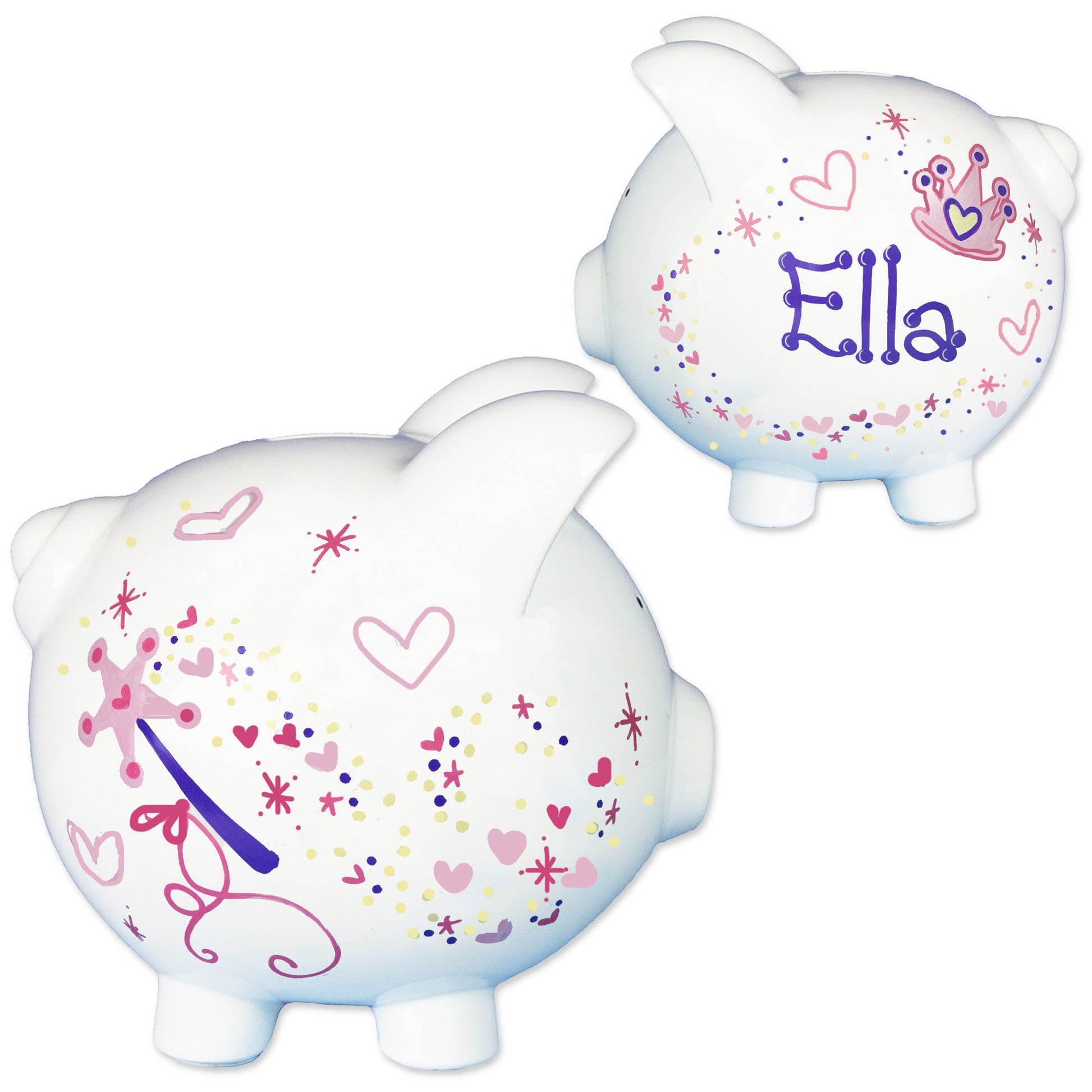 Hand Painted Piggy Bank 2.0 - MyBambino.com