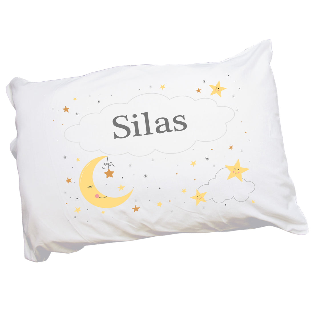 Personalized Celestial Moon Pillowcase - MyBambino.com