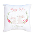 Personalized Floral Bunny Throw Pillowcase - MyBambino.com