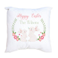 Personalized Floral Bunny Throw Pillowcase - MyBambino.com