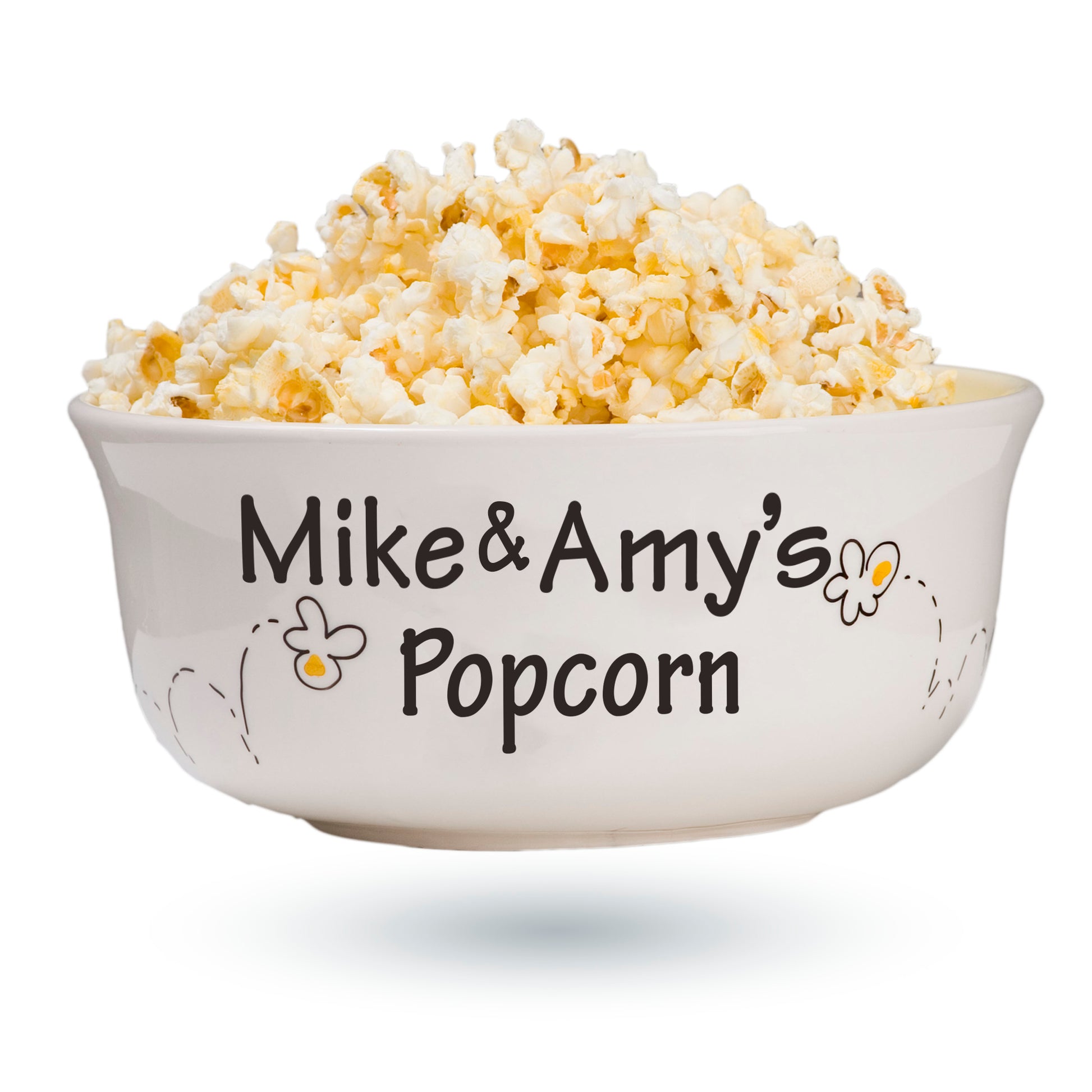Personalized Ceramic Popcorn Bowl - MyBambino.com