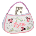 Hand Painted Ceramic Purse Bank - MyBambino.com