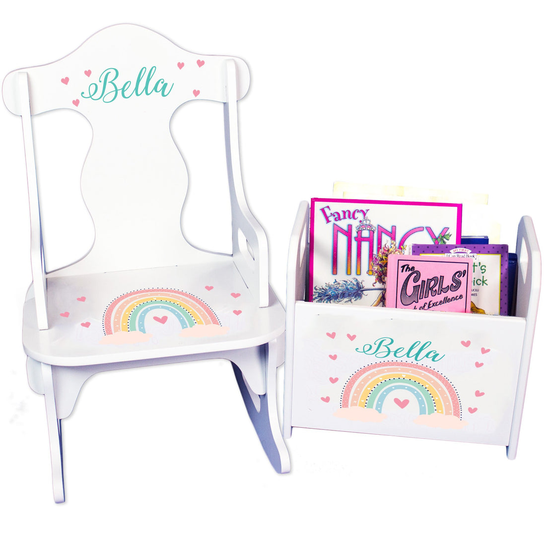Boho Rainbow Rock N Read Gift Set - MyBambino.com