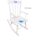 Hand Painted White Classic Rocking Chair - MyBambino.com