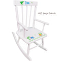 Hand Painted White Classic Rocking Chair - MyBambino.com
