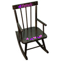 Hand Painted Espresso Classic Rocking Chair - MyBambino.com