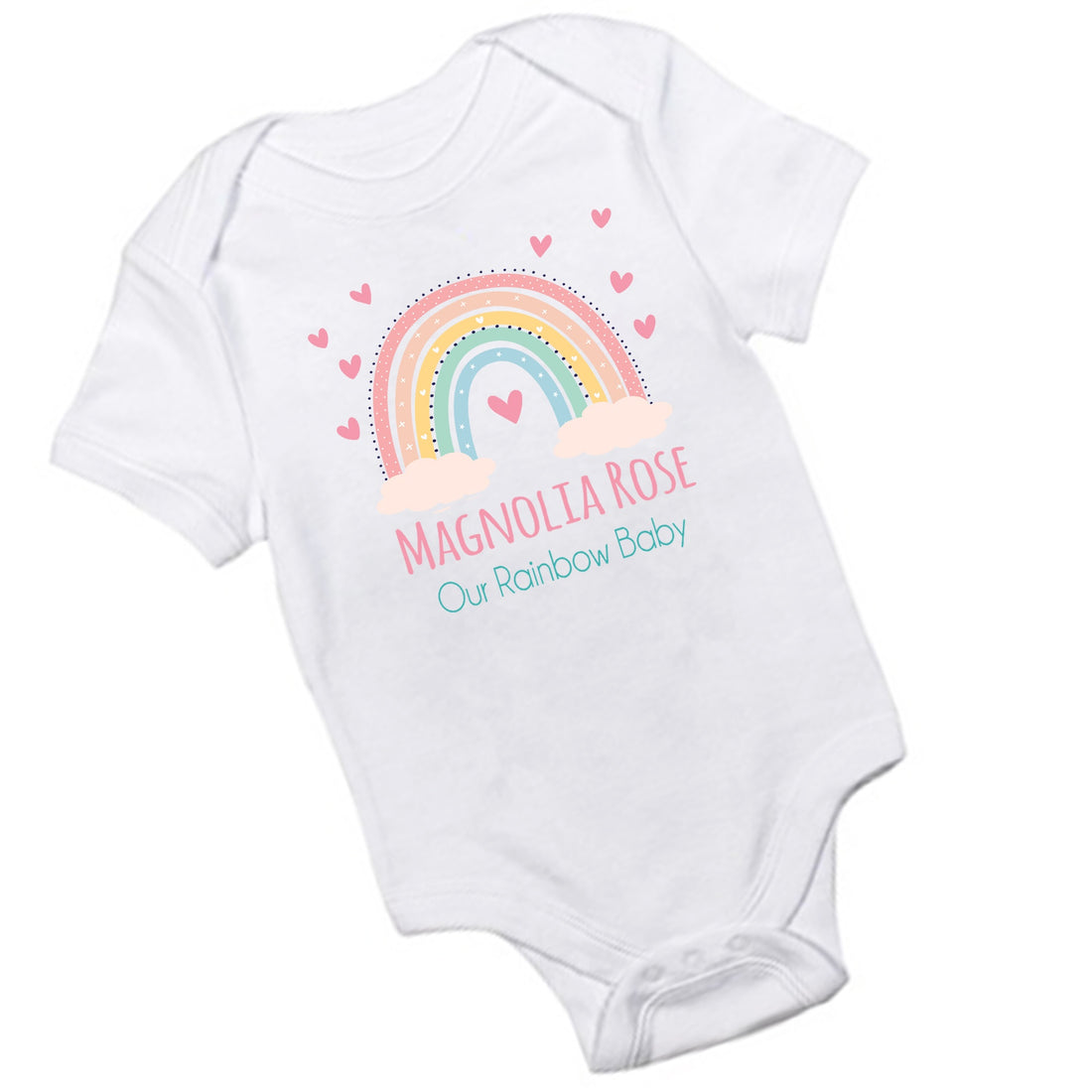 Personalized Boho Rainbow Baby Onesie - MyBambino.com