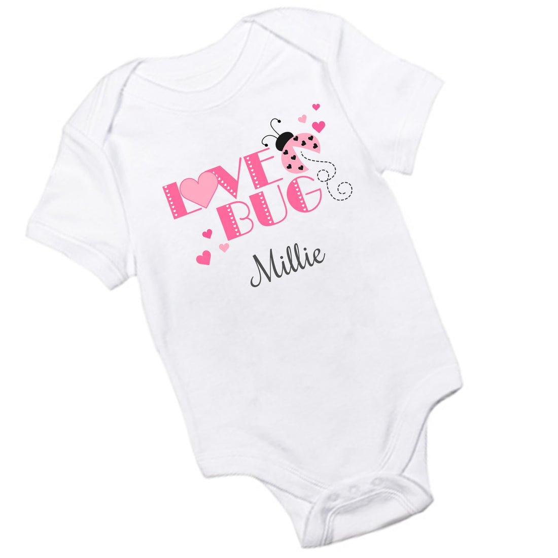 Personalized Love Bug Baby Onesie - MyBambino.com