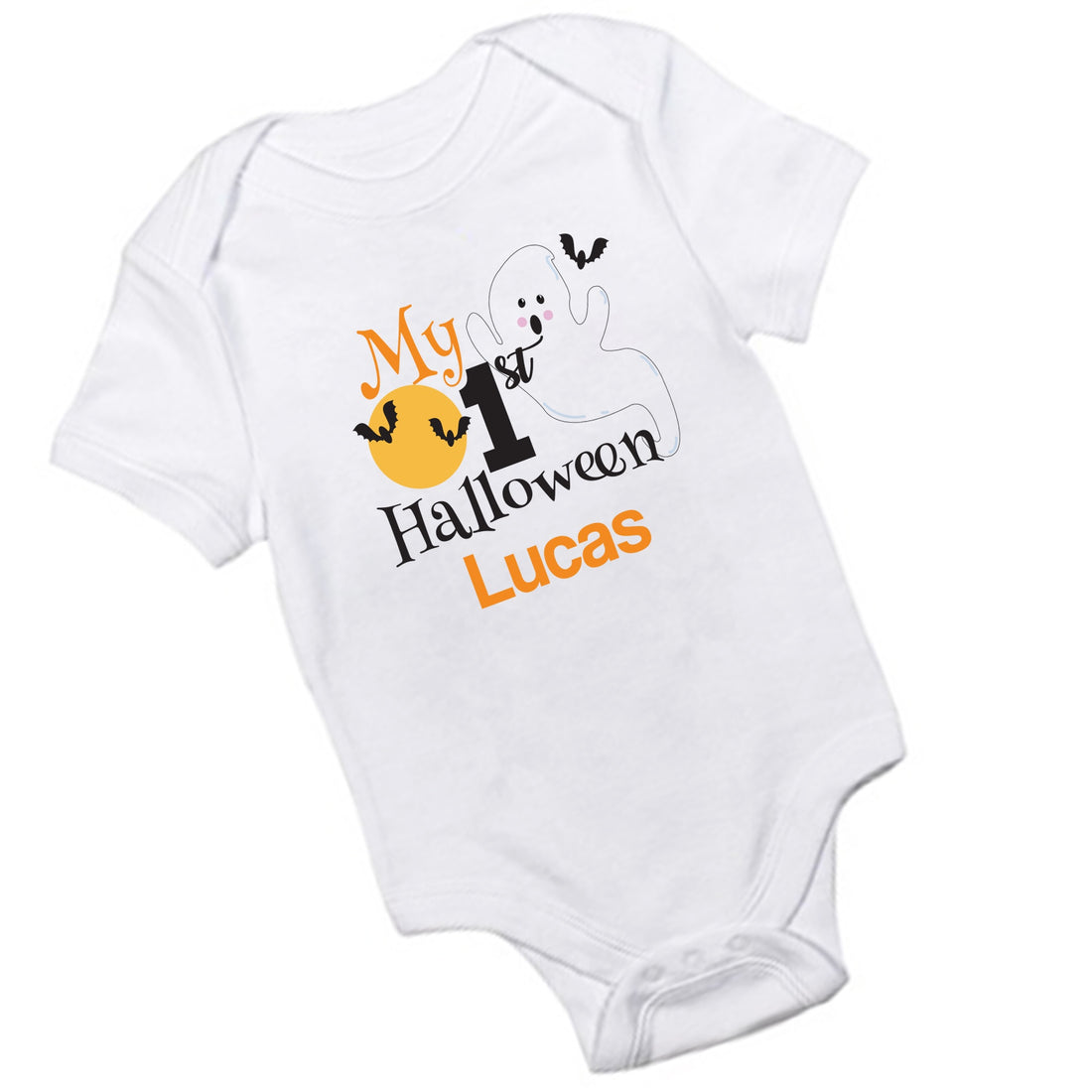 Personalized My First Halloween Lil Ghost Onesie - MyBambino.com
