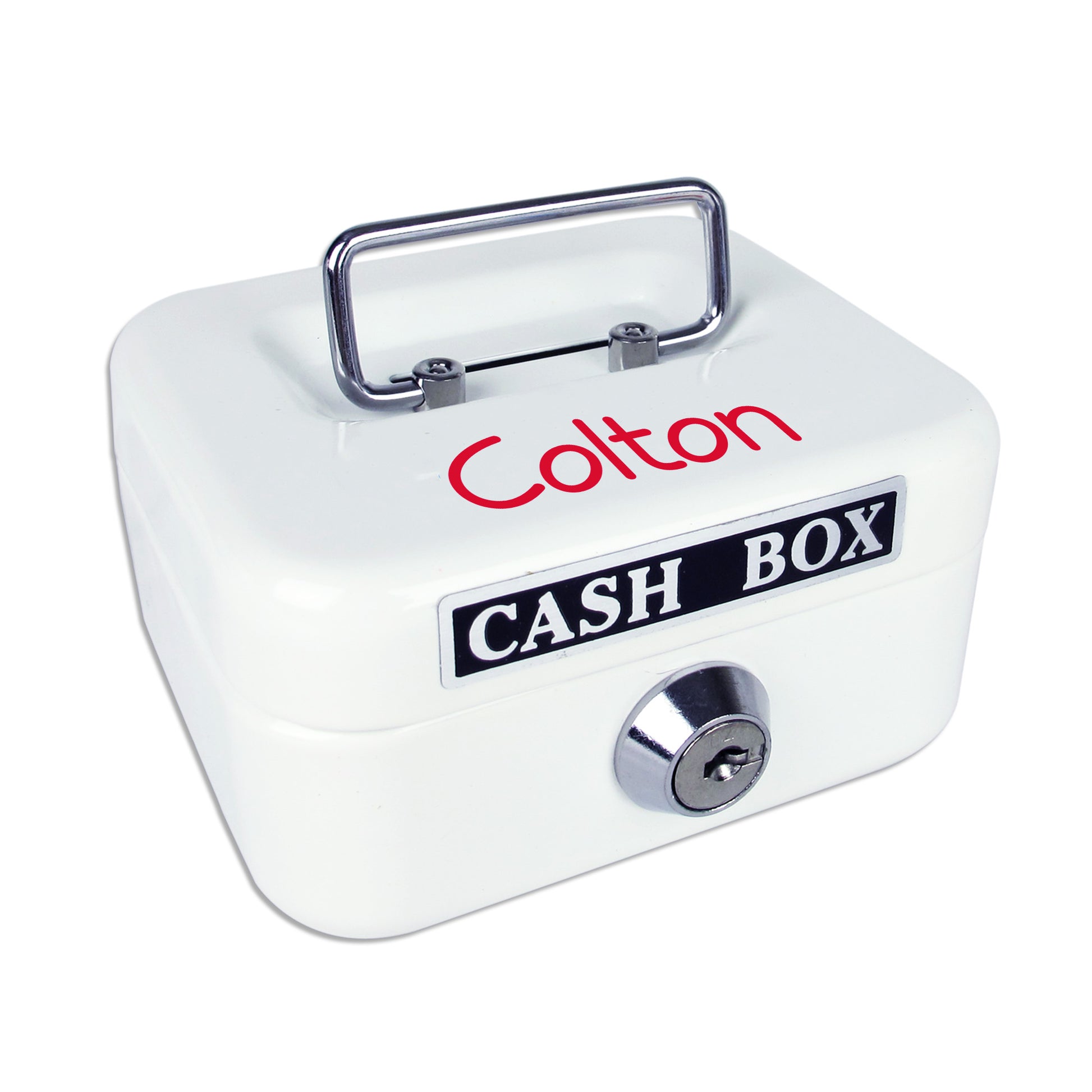 Small White Cash Box - MyBambino.com
