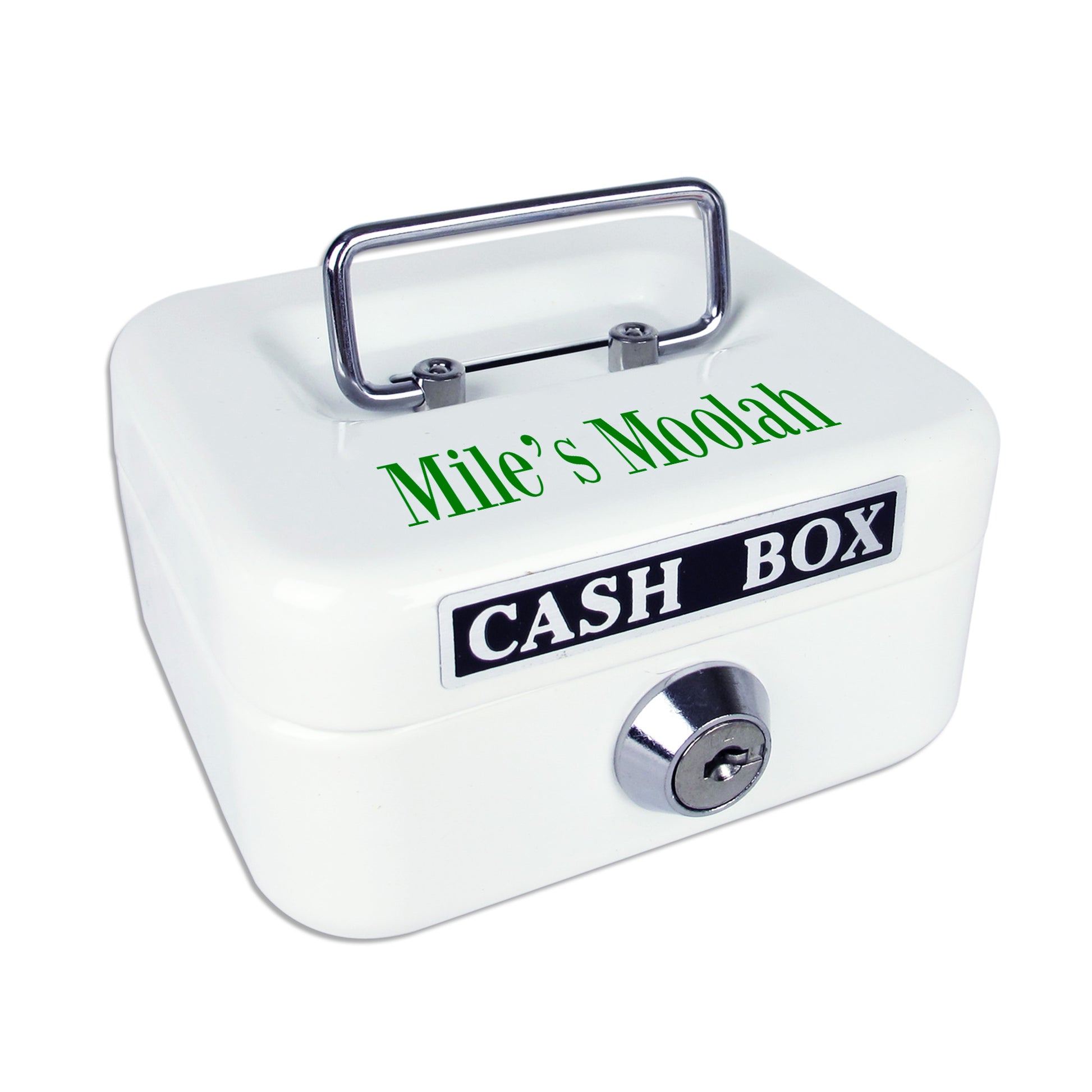 Small White Cash Box - MyBambino.com