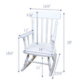 Barnyard White Spindle Rocking Chair - MyBambino.com