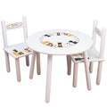 Children's White Table Chair Set - All Dogs - MyBambino.com
