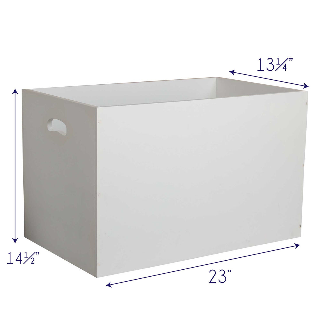 Open White Toy Box Bench with Swim design