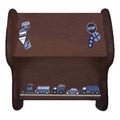 Personalized Transportation Espresso Two Step Stool - MyBambino.com