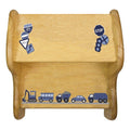 Natural Two Step Stool - Transportation - MyBambino.com