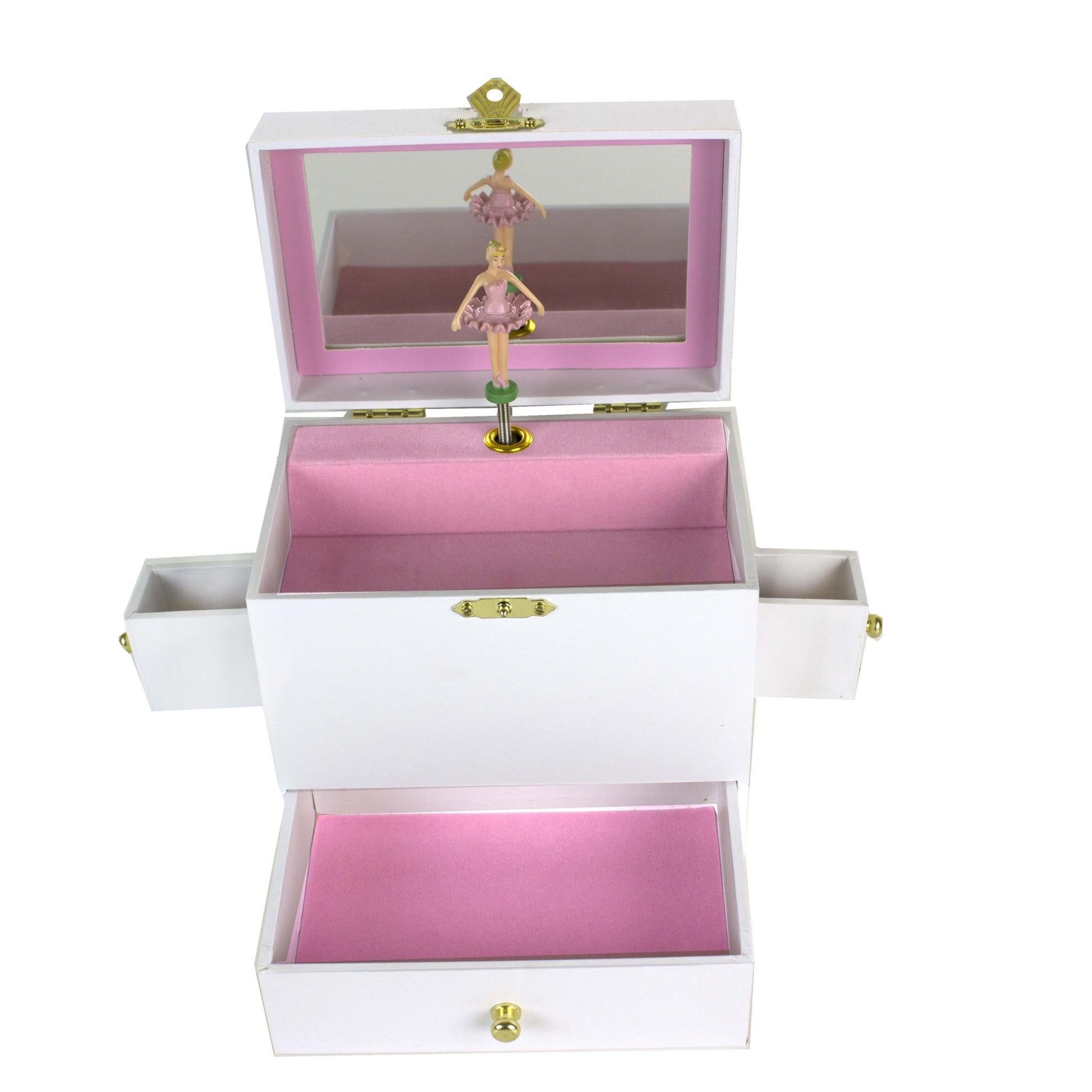 Personalized Deluxe Musical Ballerina Jewelry Box 2.0 - MyBambino.com