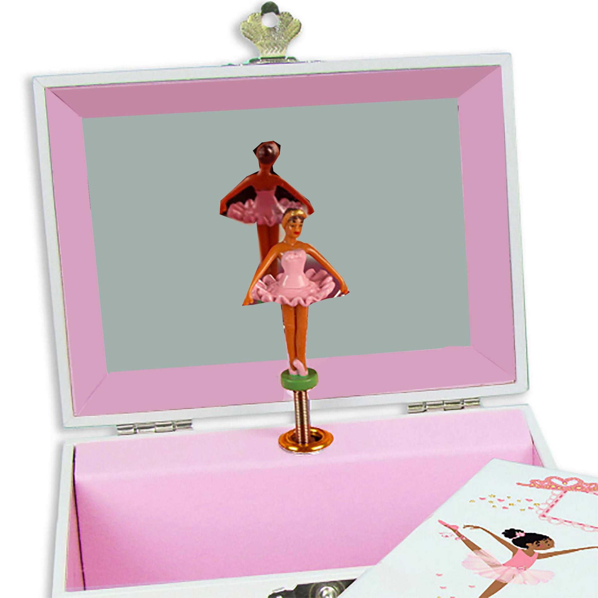 Personalized Deluxe Musical Ballerina Jewelry Box 2.0 - MyBambino.com