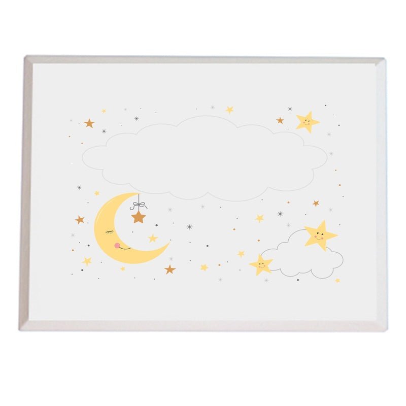 Personalized Celestial Moon Lift Top Jewelry Box - MyBambino.com