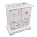 Hand Painted Girls Jewelry Chest Box