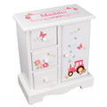 Jewelry Armoire - Pink Tractor - MyBambino.com