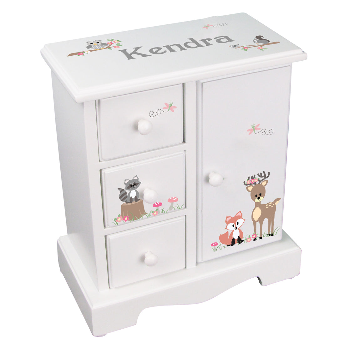 Jewelry Armoire - Gray Woodland - MyBambino.com