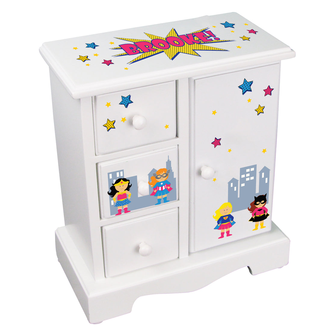 Jewelry Armoire - Girl's Superhero - MyBambino.com