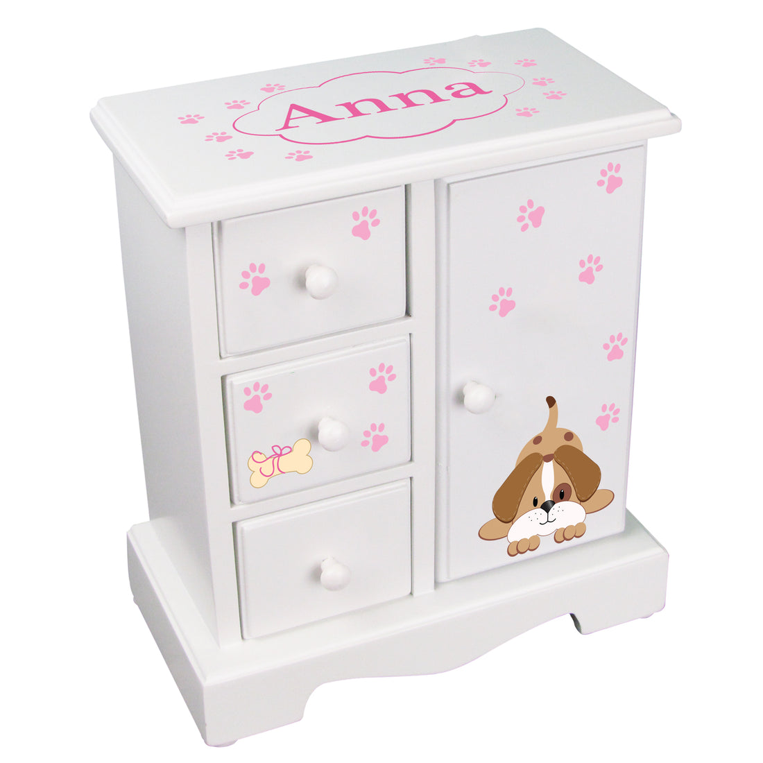 Jewelry Armoire - Pink Puppy - MyBambino.com